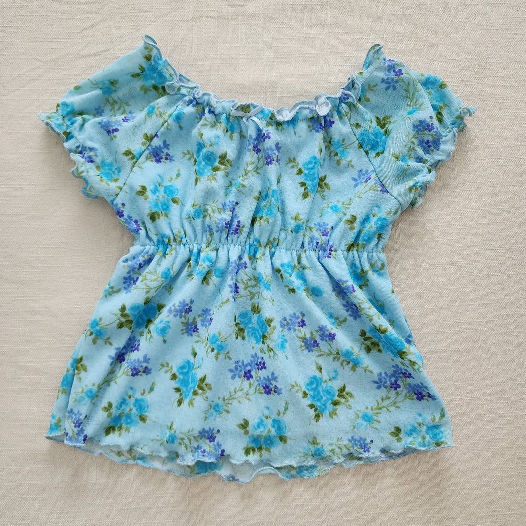 Y2k Babydoll Flowy Floral Shirt 4t