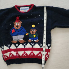 Load image into Gallery viewer, Vintage Winter Bears Knit Sweater 4t
