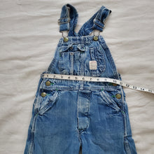 Load image into Gallery viewer, Vintage Distressed Denim Overalls 4t
