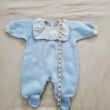 Load image into Gallery viewer, Vintage Bear Fleece Footed PJs 3 months
