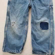 Load image into Gallery viewer, Vintage Distressed Denim Overalls 4t
