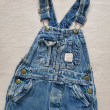 Load image into Gallery viewer, Vintage Distressed Denim Overalls 4t
