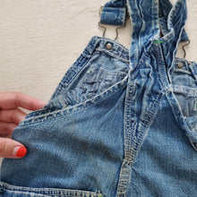 Load image into Gallery viewer, Vintage Distressed Denim Overalls 4t
