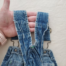 Load image into Gallery viewer, Vintage Distressed Denim Overalls 4t
