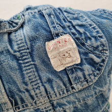 Load image into Gallery viewer, Vintage Distressed Denim Overalls 4t
