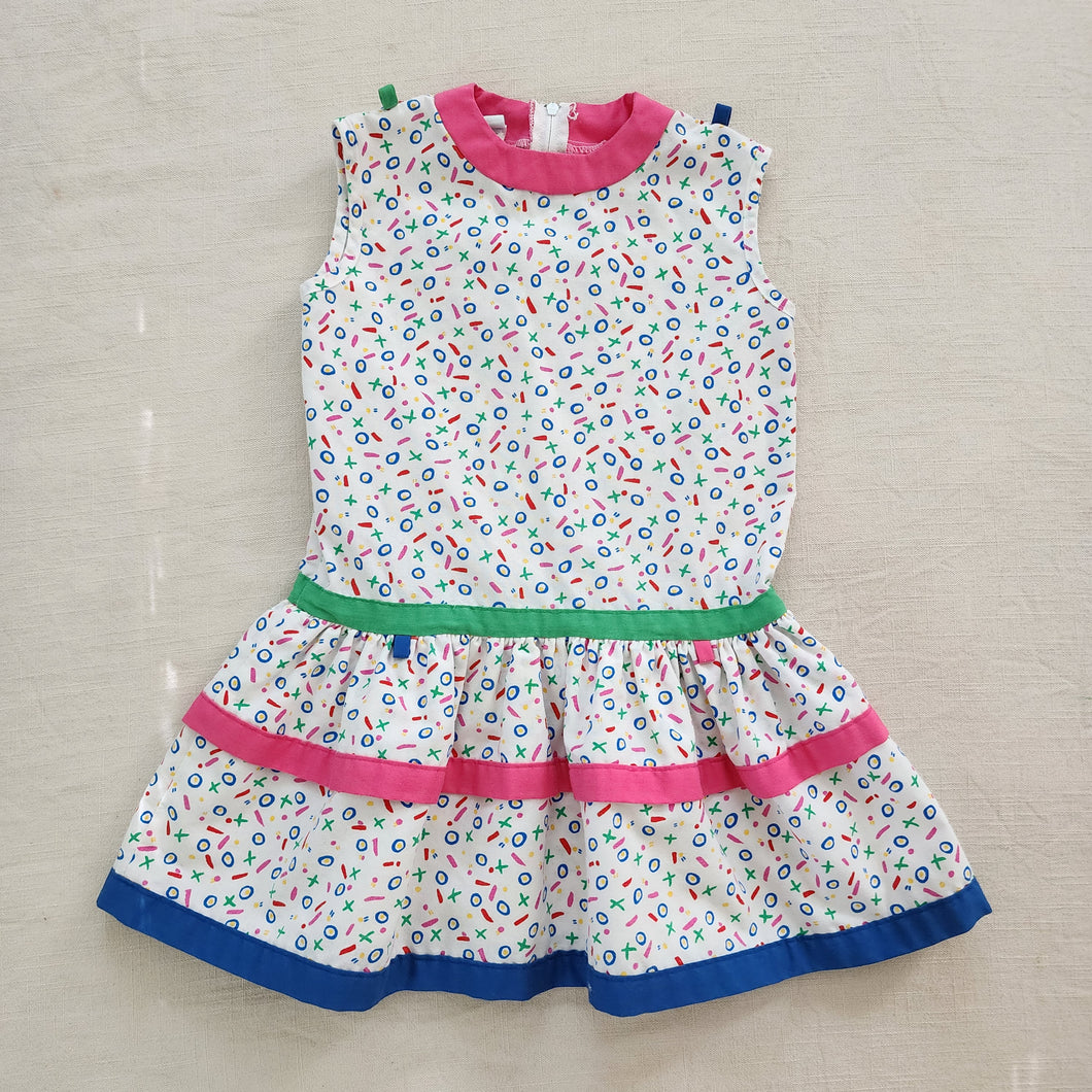 Vintage Shapes Party Dress 4t