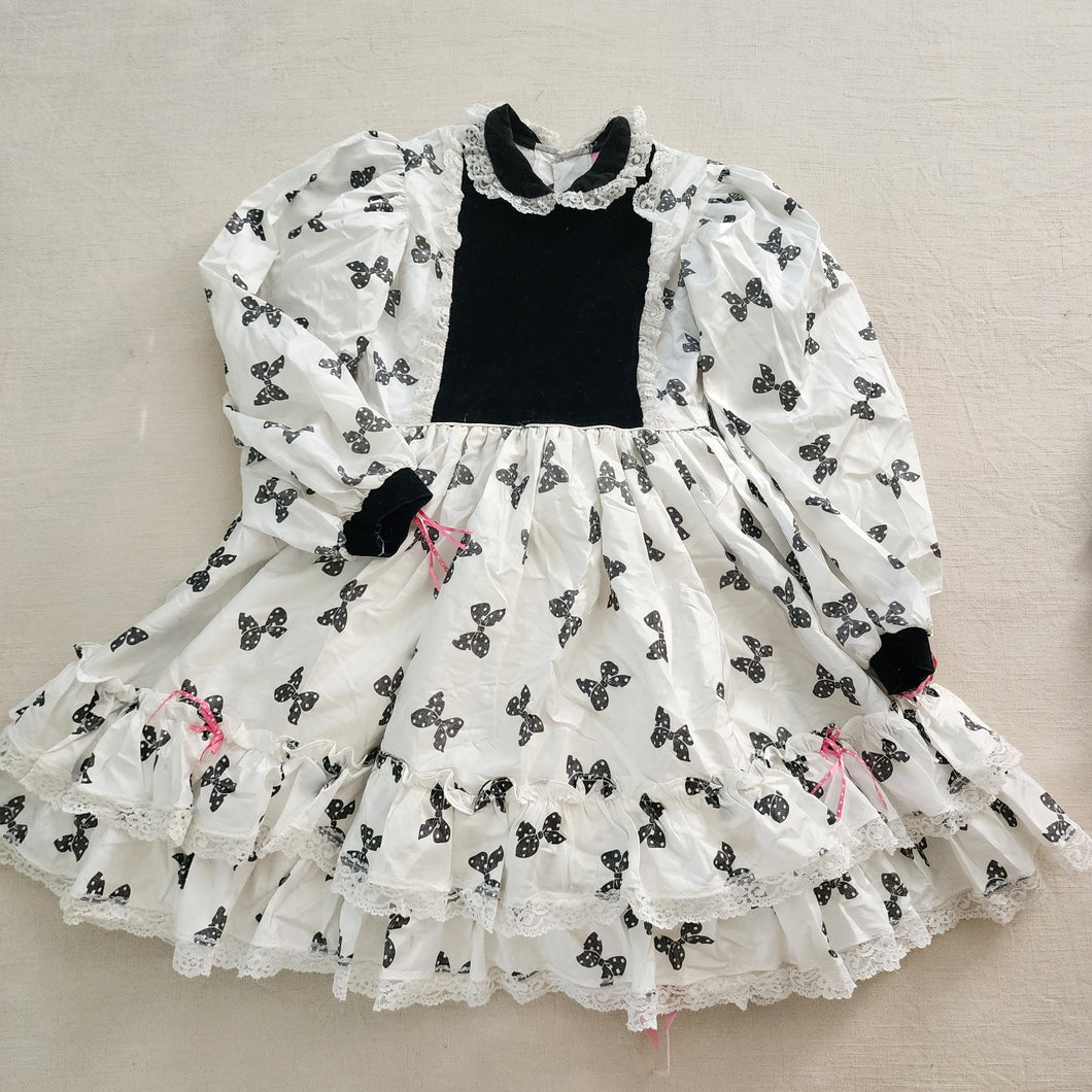 Vintage Martha's Miniatures Bow Full Circle Dress kids 8