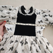 Load image into Gallery viewer, Vintage Martha&#39;s Miniatures Bow Full Circle Dress kids 8
