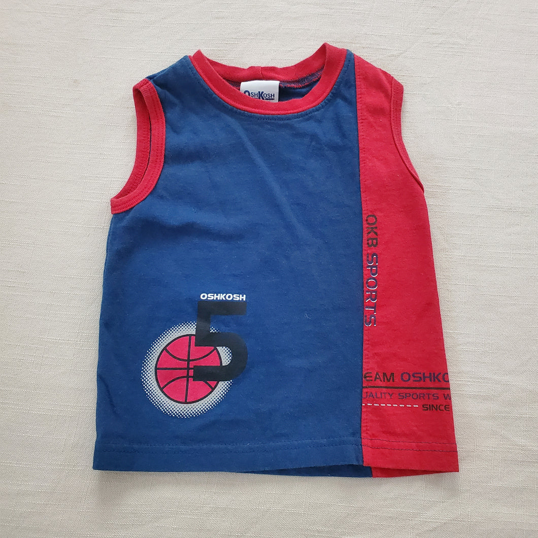 Vintage Oshkosh Basketball Tank Top 12-24 months