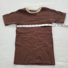 Load image into Gallery viewer, Vintage Brown Ringer Neck Tee 5t *flaw
