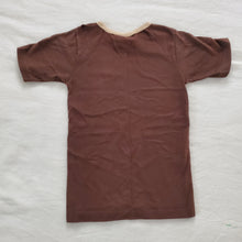Load image into Gallery viewer, Vintage Brown Ringer Neck Tee 5t *flaw
