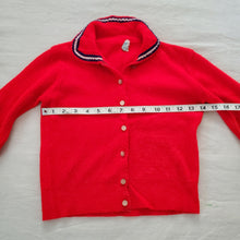 Load image into Gallery viewer, Vintage 50s Soft Red Sweater 5t%6
