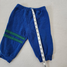 Load image into Gallery viewer, Vintage Jogger Navy + Green Pants 6-9 months
