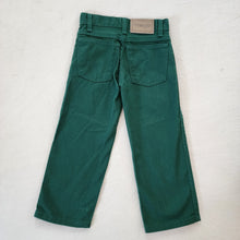 Load image into Gallery viewer, Vintage Wrangler Dark Green Pants 4t SLIM
