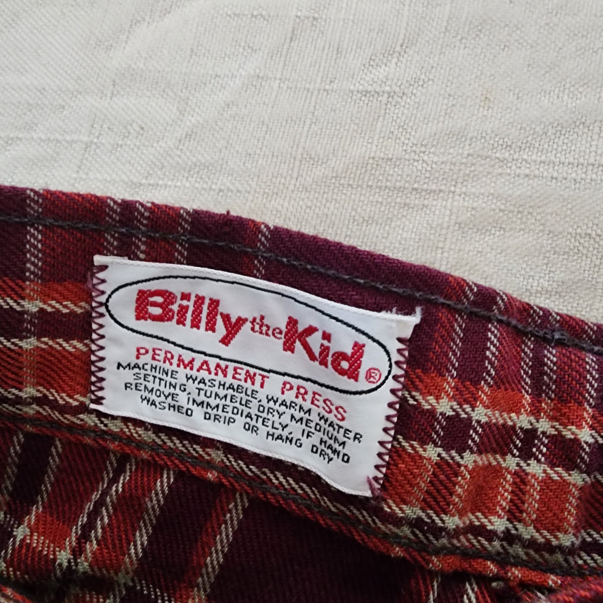 Vintage 70s Flared Plaid Pants kids 6/7 – Nostalgic Baby Vintage