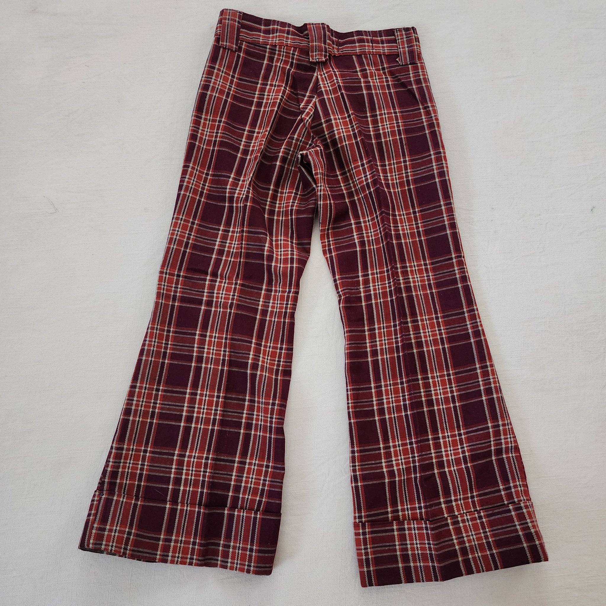 パンツ 70s USA Unknown Flared Check Pants 70s USA Unknown Flared Check Pants