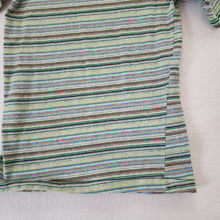 Load image into Gallery viewer, Vintage Green Neutral Striped Shirt 5t/6
