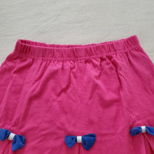 Load image into Gallery viewer, Vintage Pink Bow Skirt kids 12/14
