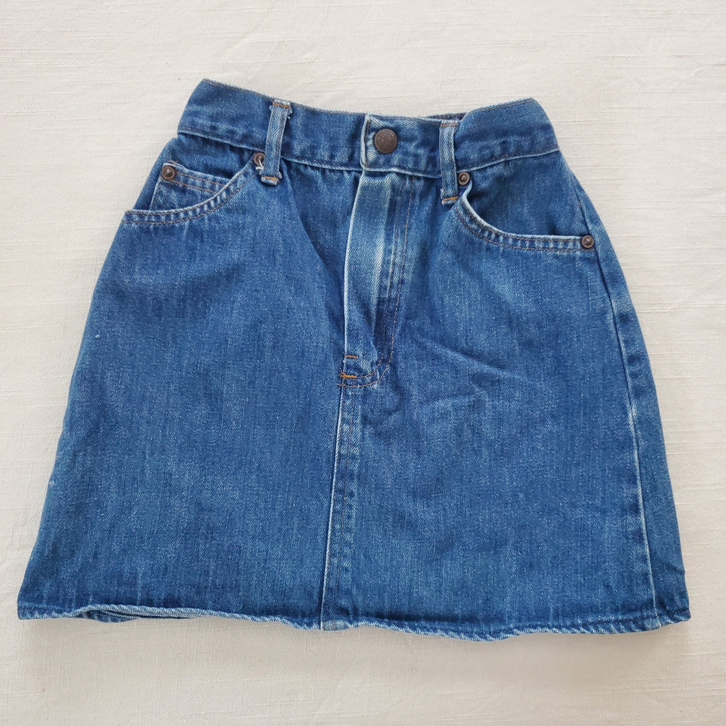 Vintage Jean Skirt Kids 6/7