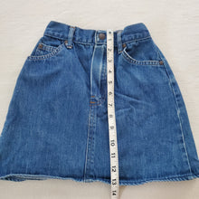 Load image into Gallery viewer, Vintage Jean Skirt Kids 6/7
