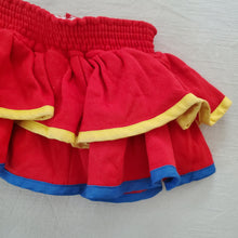 Load image into Gallery viewer, Vintage Color Block Ruffle Skirt 18 months
