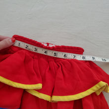 Load image into Gallery viewer, Vintage Color Block Ruffle Skirt 18 months

