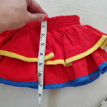 Load image into Gallery viewer, Vintage Color Block Ruffle Skirt 18 months
