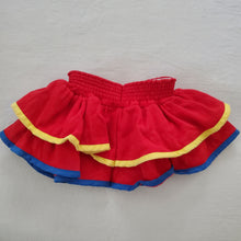 Load image into Gallery viewer, Vintage Color Block Ruffle Skirt 18 months
