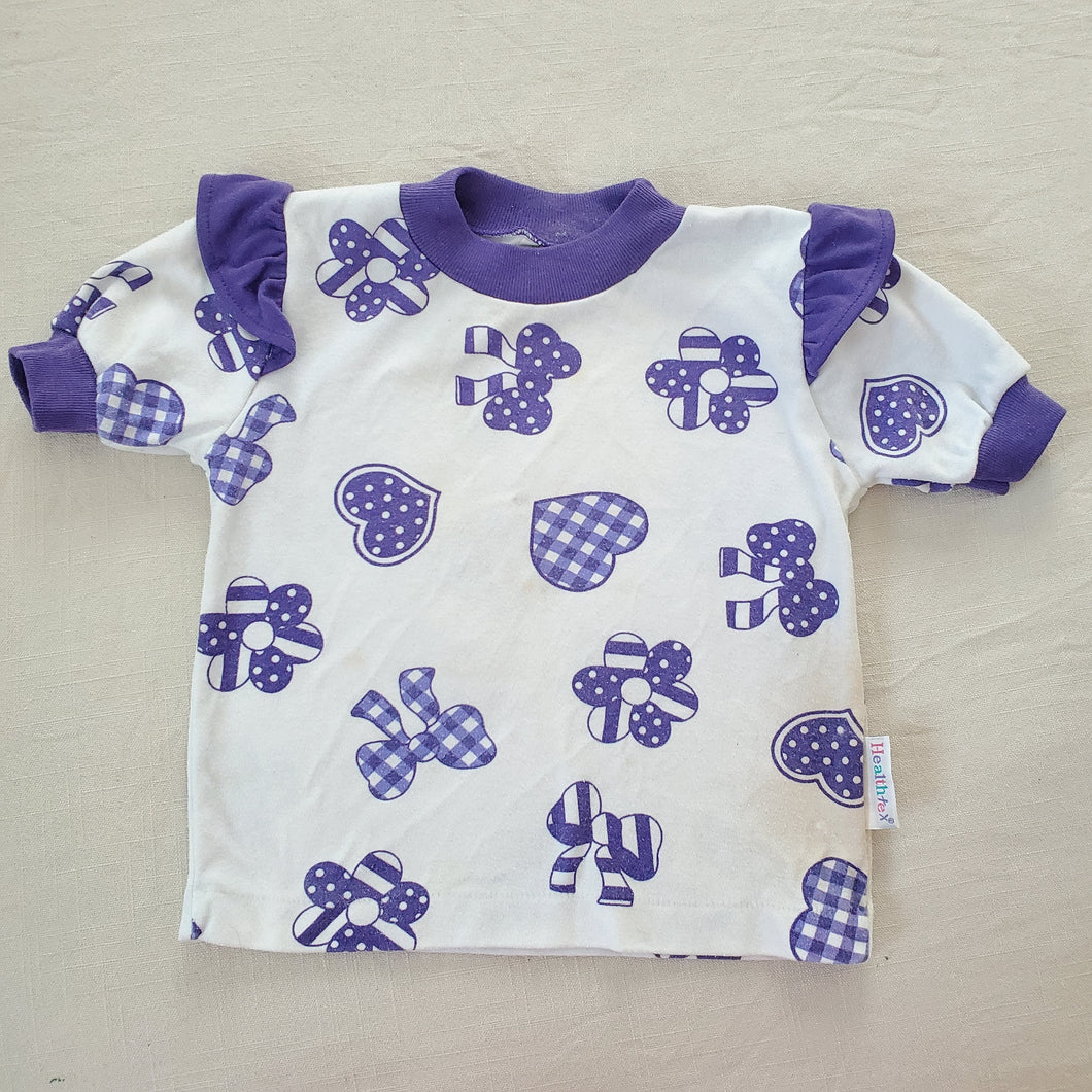 Vintage Healthtex Heart/Bow/Flower Shirt 3t