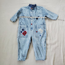 Load image into Gallery viewer, Vintage 123 Denim Bodysuit 3t
