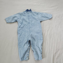 Load image into Gallery viewer, Vintage 123 Denim Bodysuit 3t
