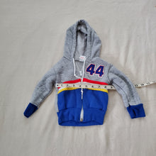 Load image into Gallery viewer, Vintage #44 Hooded Zipup Sweater 12 months
