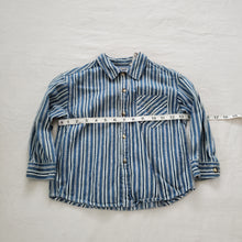 Load image into Gallery viewer, Vintage Denim Striped Buttondown Shirt 4t
