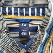 Load image into Gallery viewer, Vintage Gap Striped Buttondown Shirt 4t
