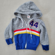 Load image into Gallery viewer, Vintage #44 Hooded Zipup Sweater 12 months
