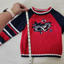 Load image into Gallery viewer, Vintage Airplane Knit Sweater 3t
