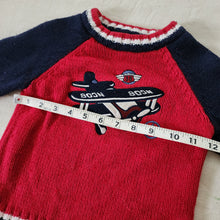 Load image into Gallery viewer, Vintage Airplane Knit Sweater 3t
