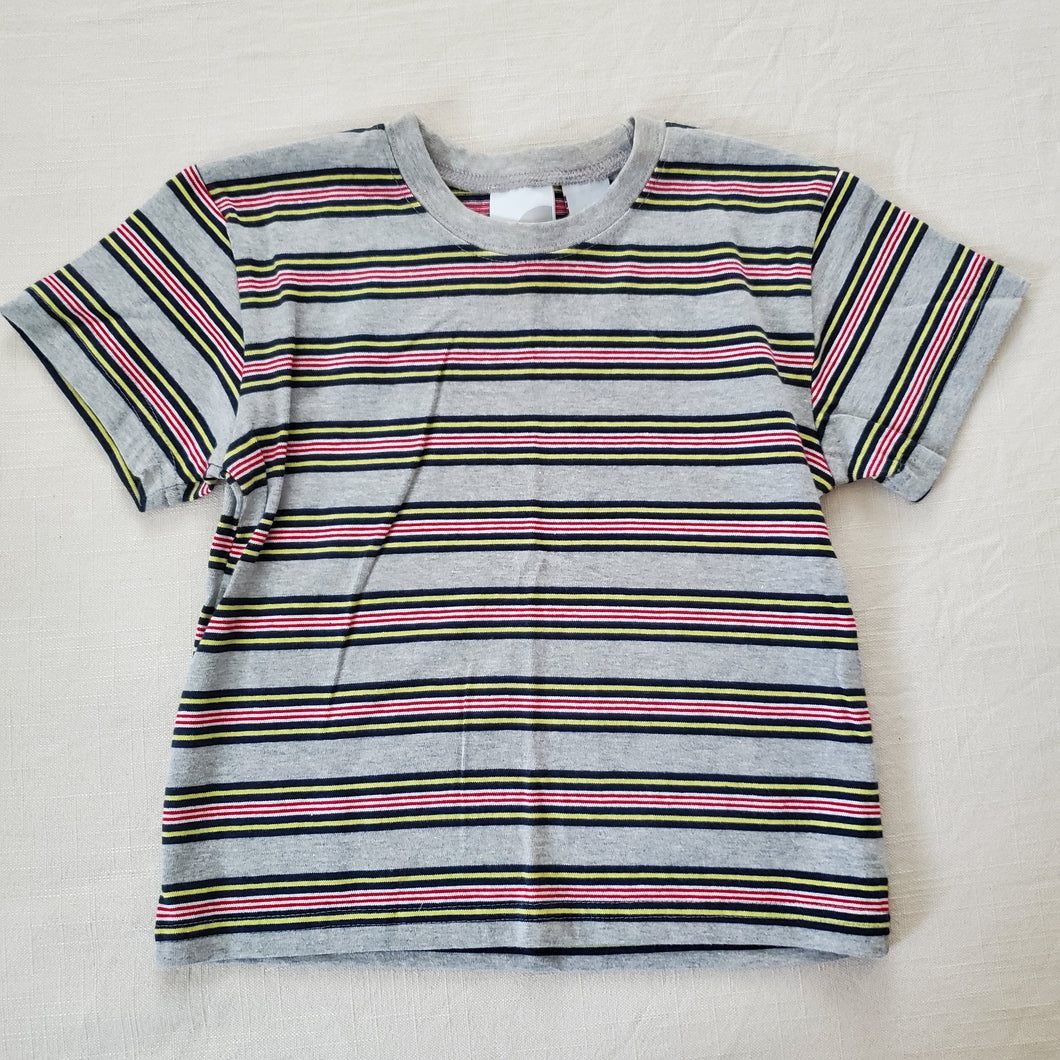 Vintage Grey Striped Tee 3t/4t