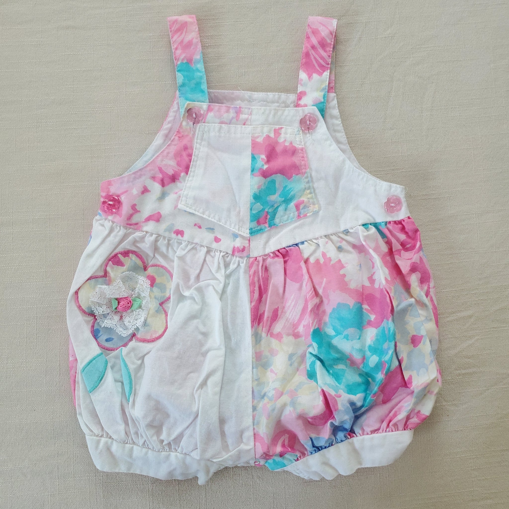ボトムス vintage Flower bubble shortall ボトムス vintage Flower bubble shortall Flower Tangle