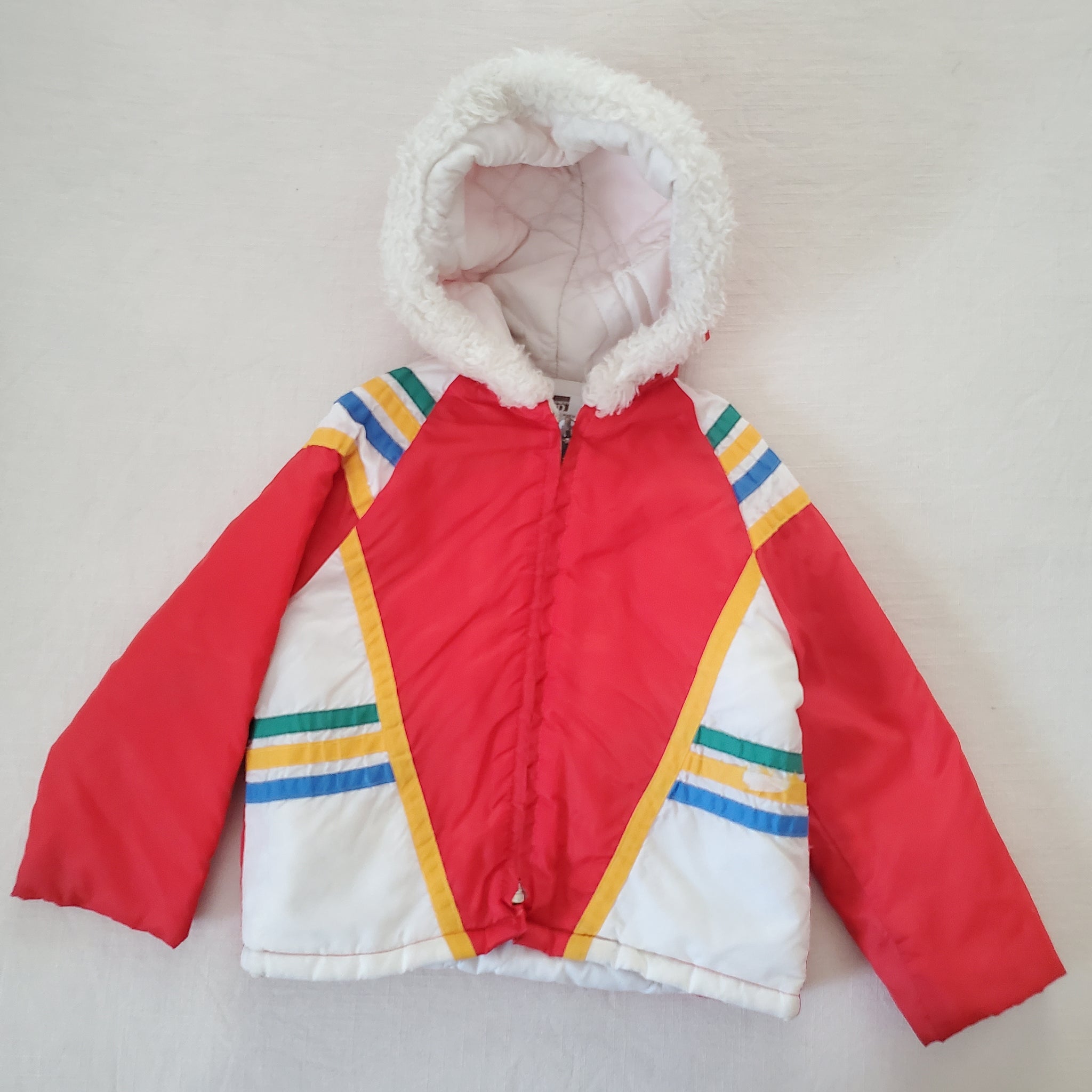Vintage Montgomery Ward Colorful Hooded Coat 3t – Nostalgic Baby 