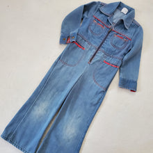 Load image into Gallery viewer, Vintage 70s Montgomery Ward Denim Utility Suit 5t
