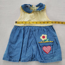 Load image into Gallery viewer, Vintage Samara Flower Pot Dress 18 months
