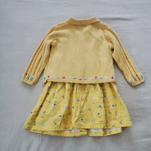 Load image into Gallery viewer, Vintage McKids Dress + Sweater Set 2t/3t
