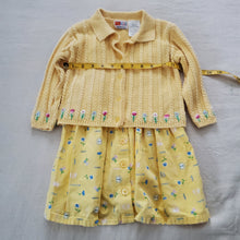 Load image into Gallery viewer, Vintage McKids Dress + Sweater Set 2t/3t
