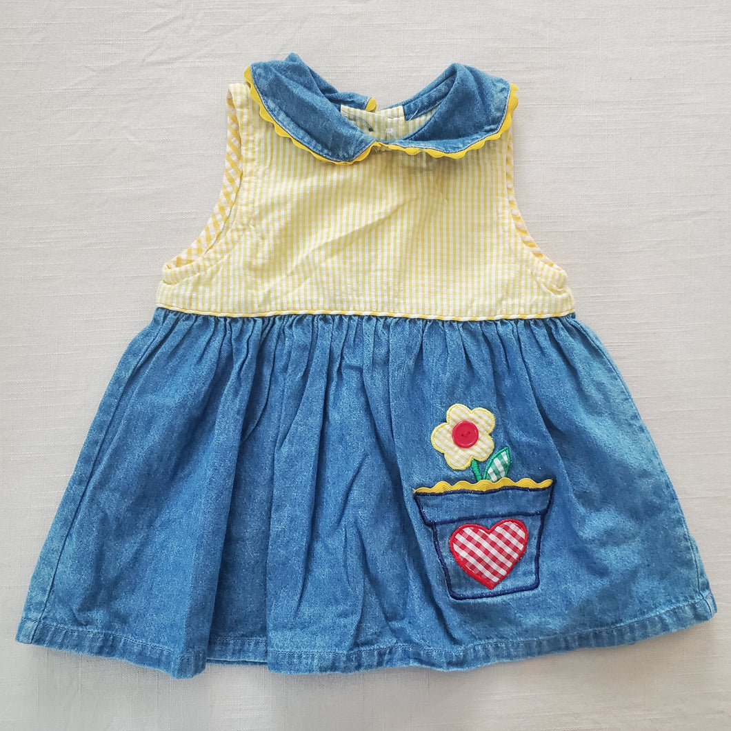 Vintage Samara Flower Pot Dress 18 months