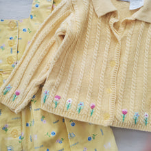 Load image into Gallery viewer, Vintage McKids Dress + Sweater Set 2t/3t
