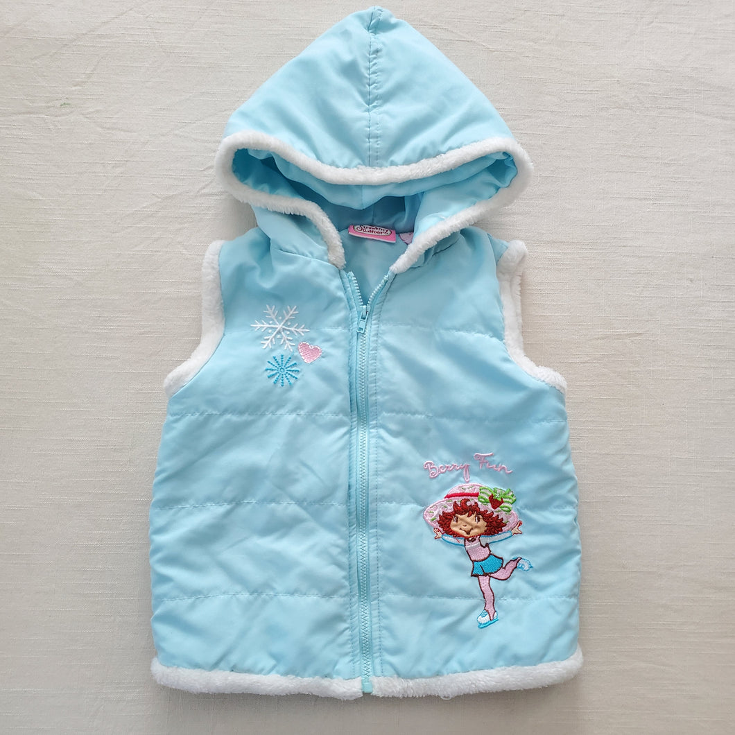 Y2k Strawberry Shortcake Vest 5t