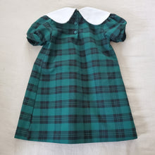 Load image into Gallery viewer, Vintage Green Tartan Plaid Dress 5t/6
