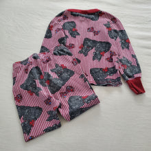 Load image into Gallery viewer, Vintage Scotty Gingham Pajamas Set 3t
