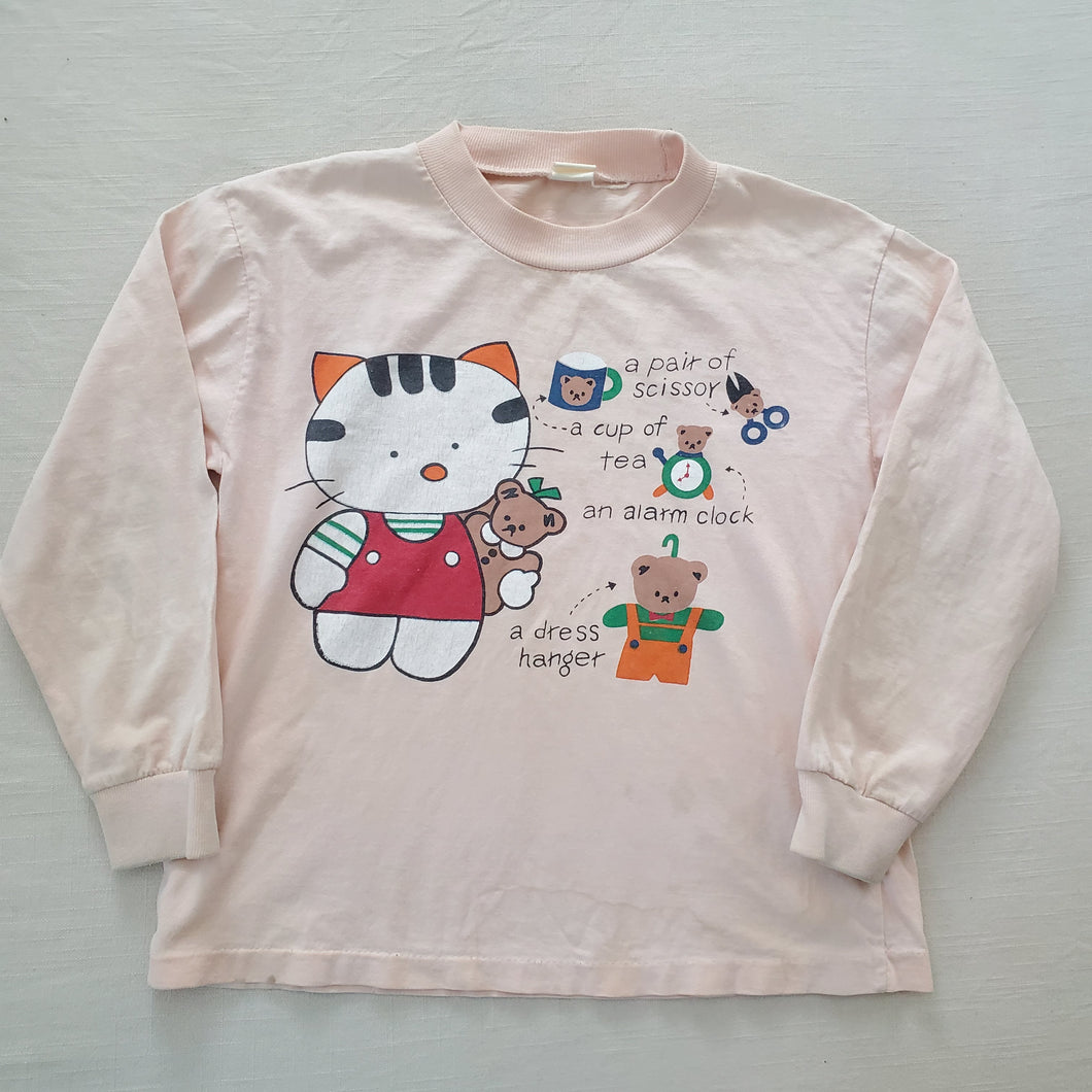 Vintage Kitty's Things Long Sleeve kids 7/8 *stain